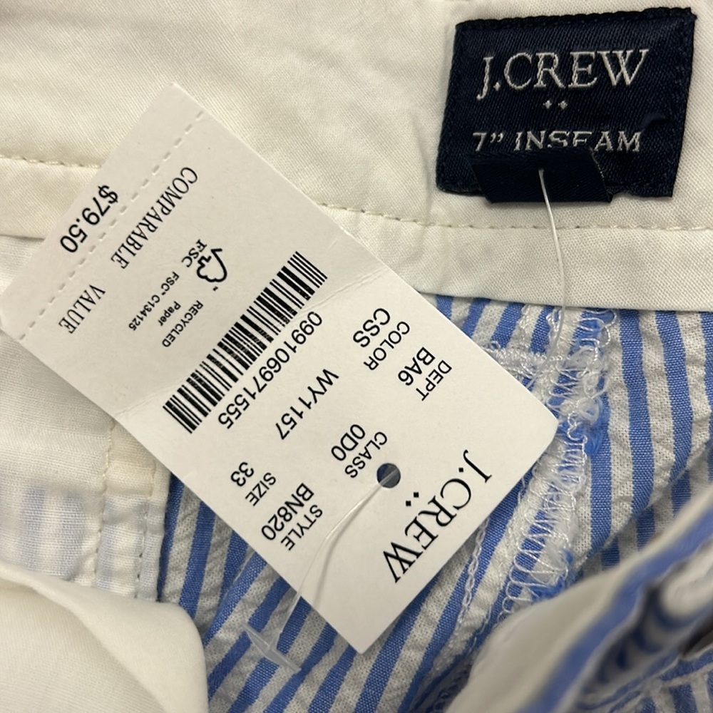 J.Crew 7" seersucker chino short - Picture 9 of 12